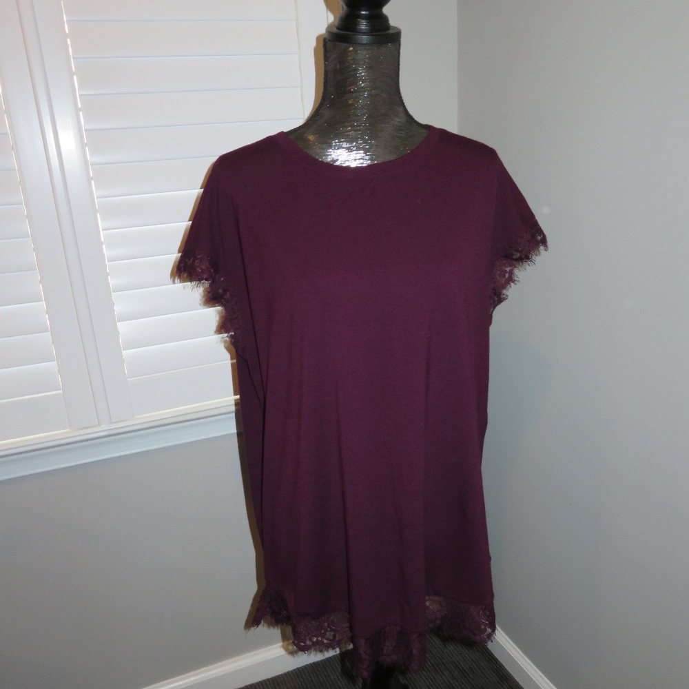 Purple Lace Blouse